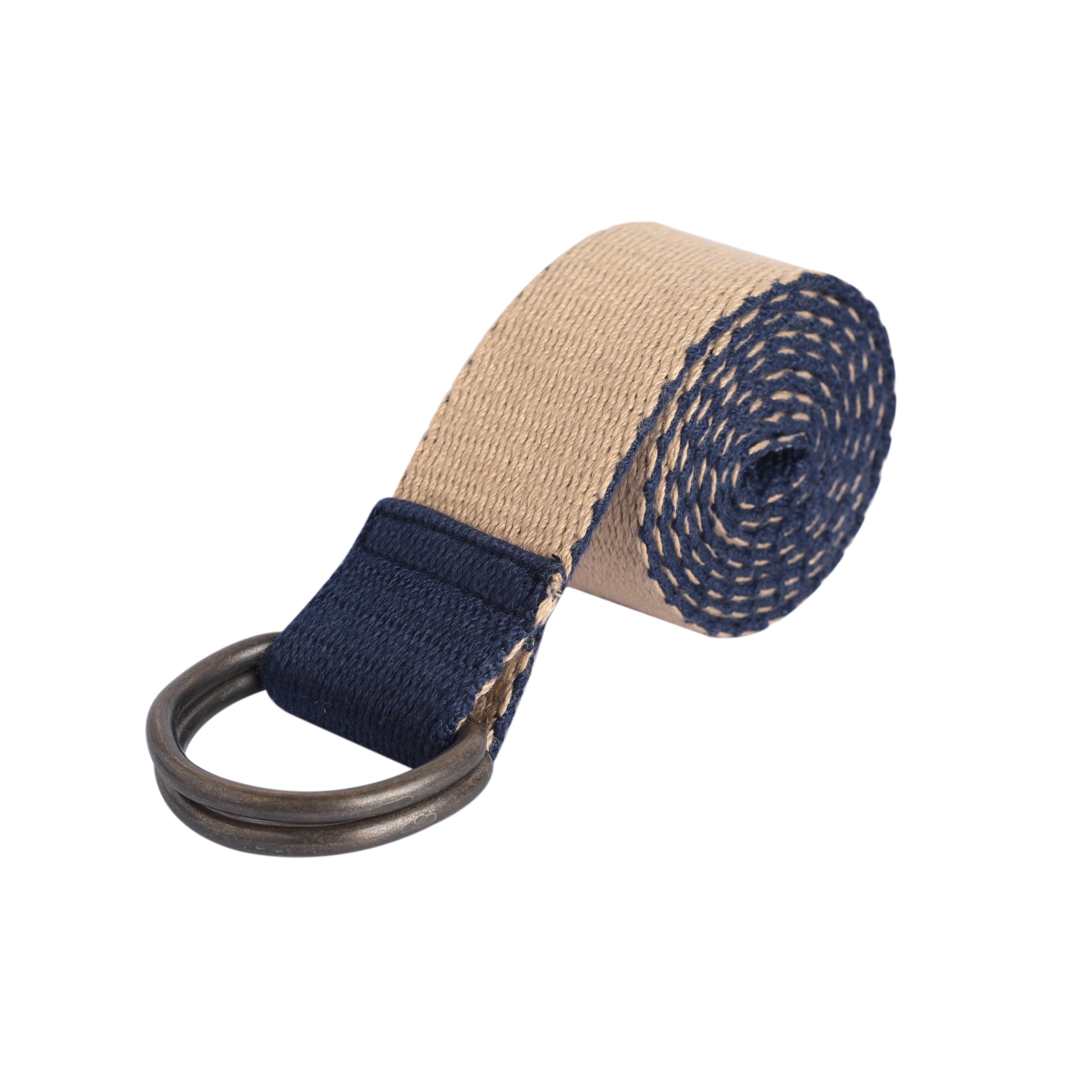 Dual Style Delight: The Reversible Belt in Blue and Khaki