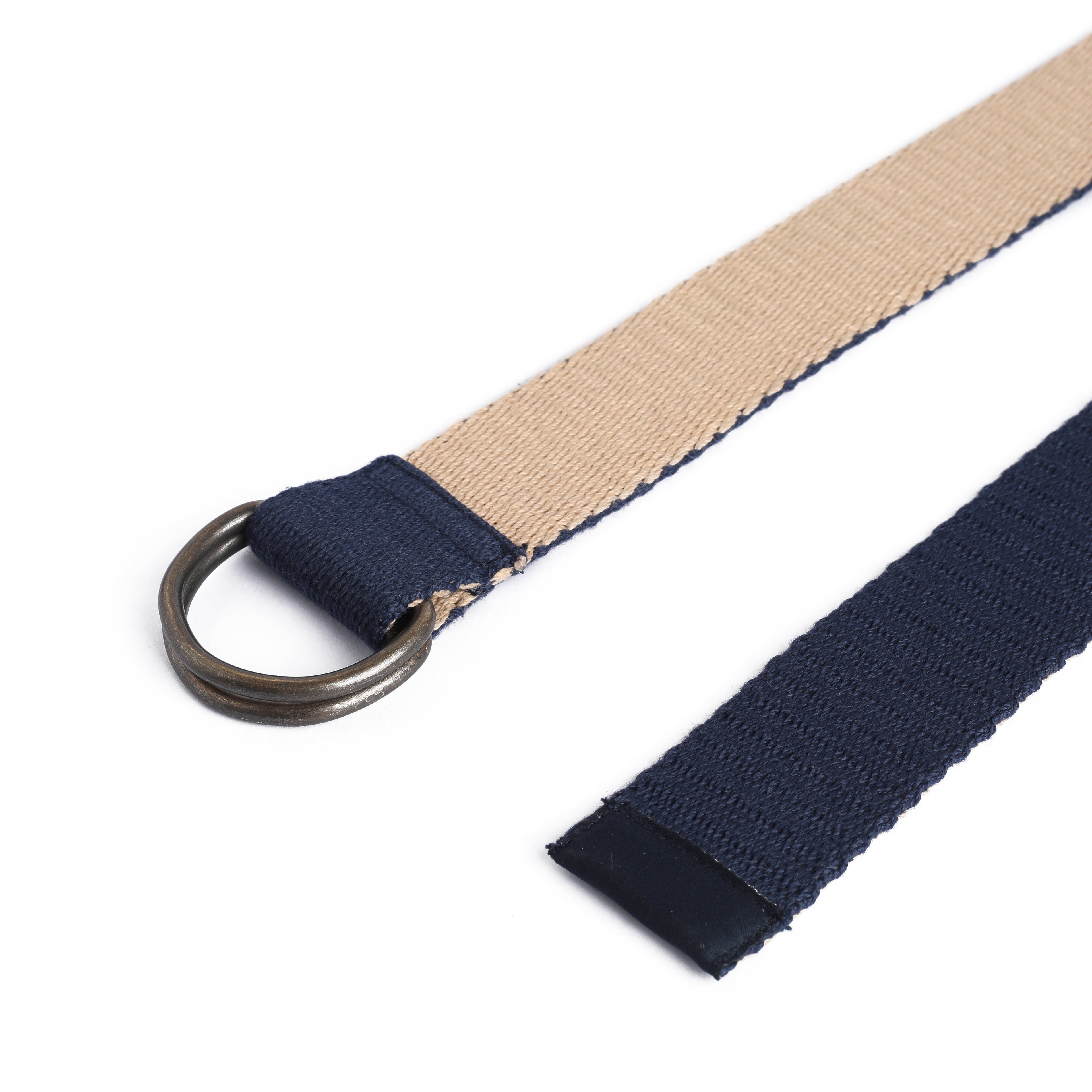 Dual Style Delight: The Reversible Belt in Blue and Khaki