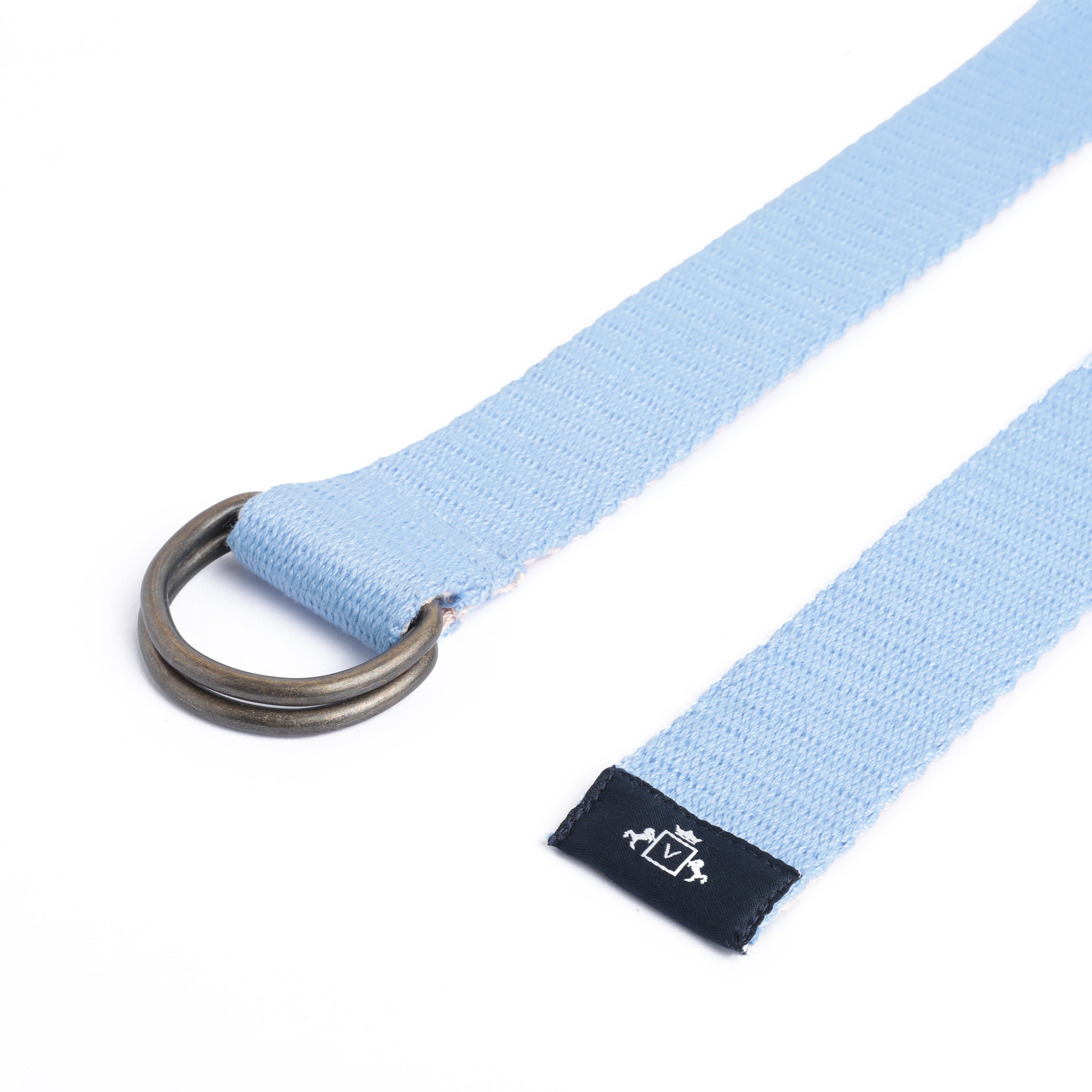 Seamless Transition: Reversible Solid Belt in Sky and Peach