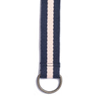 The Essential Striped Belt Duo in Blue and Peach