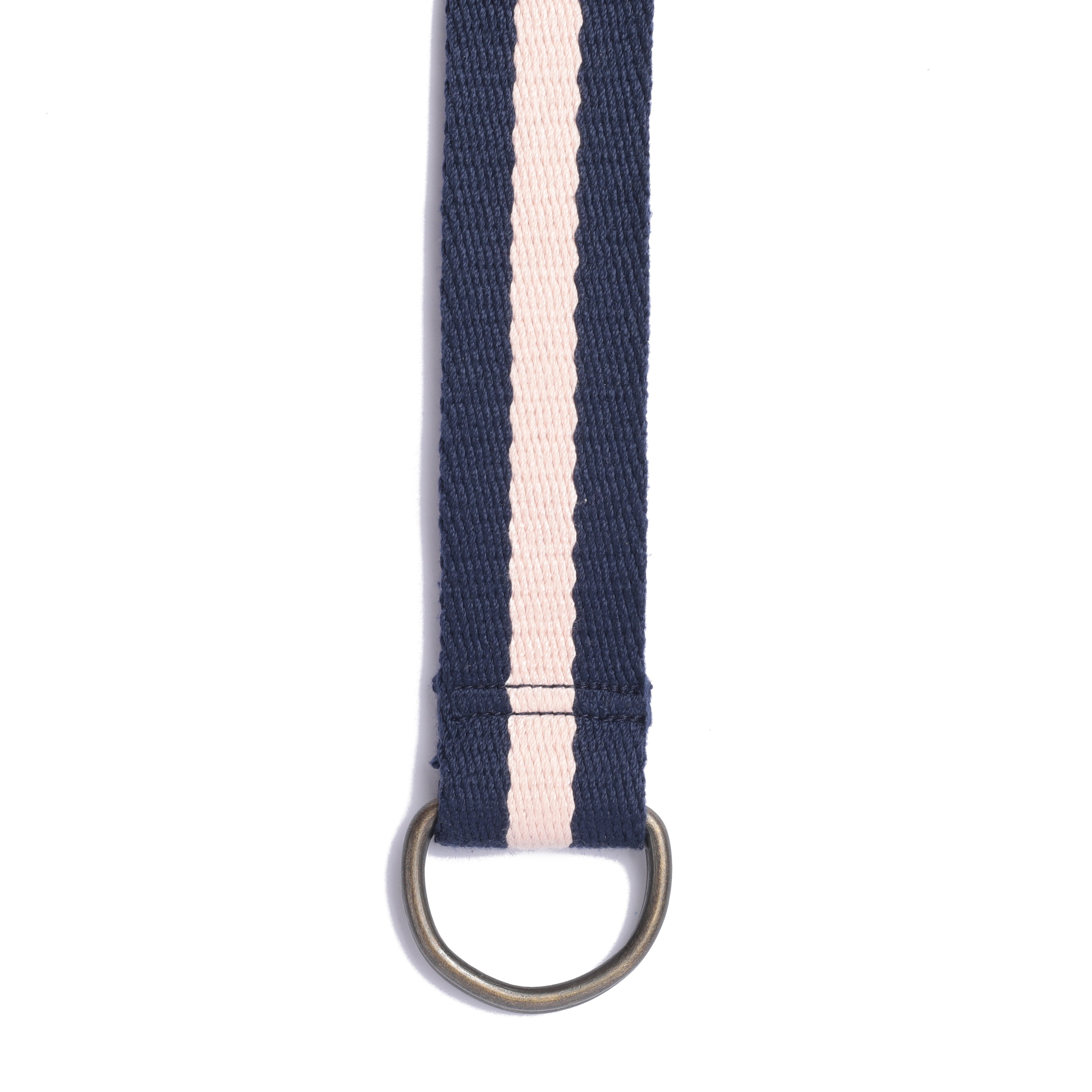 The Essential Striped Belt Duo in Blue and Peach