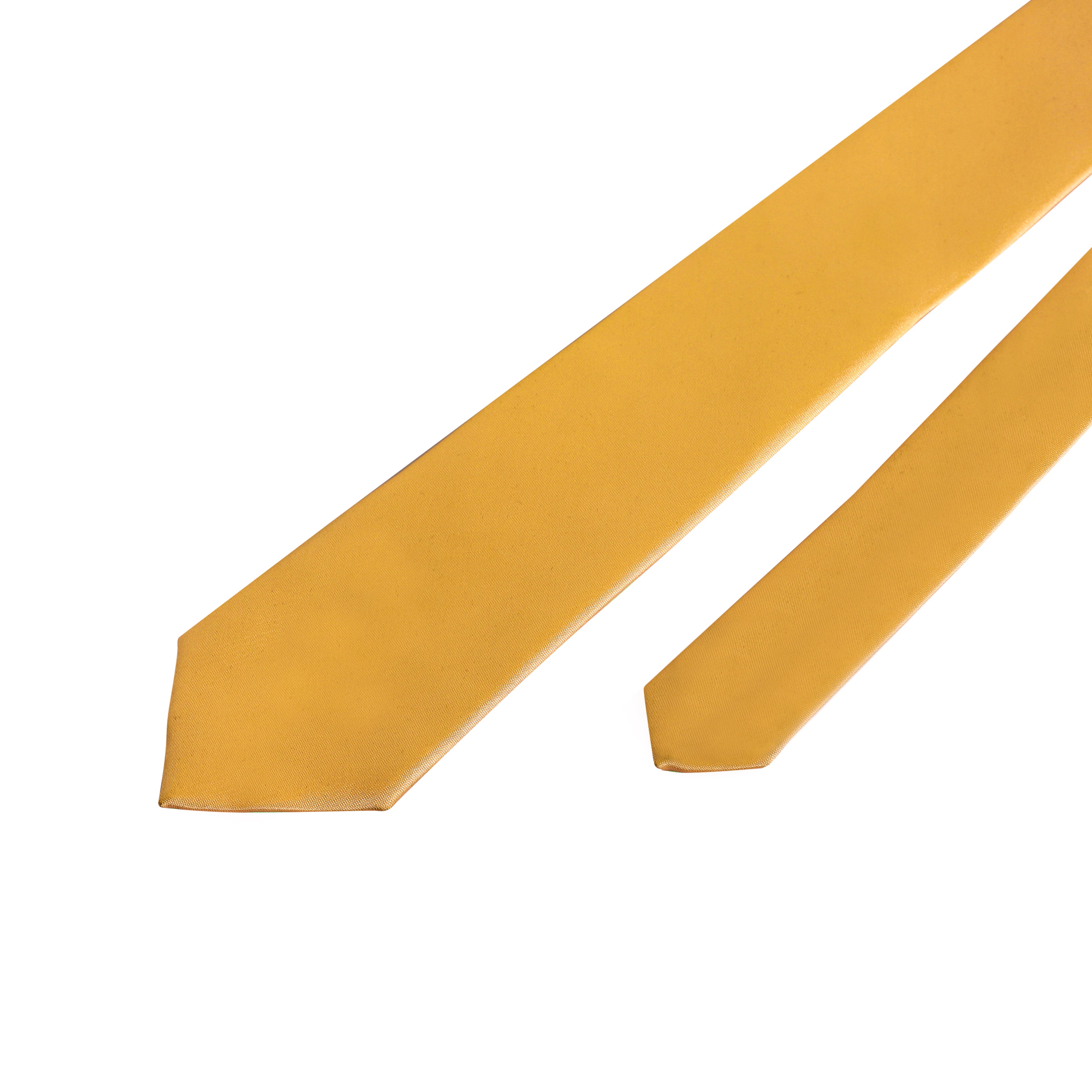 Elegant Accent Deep Yellow Tie
