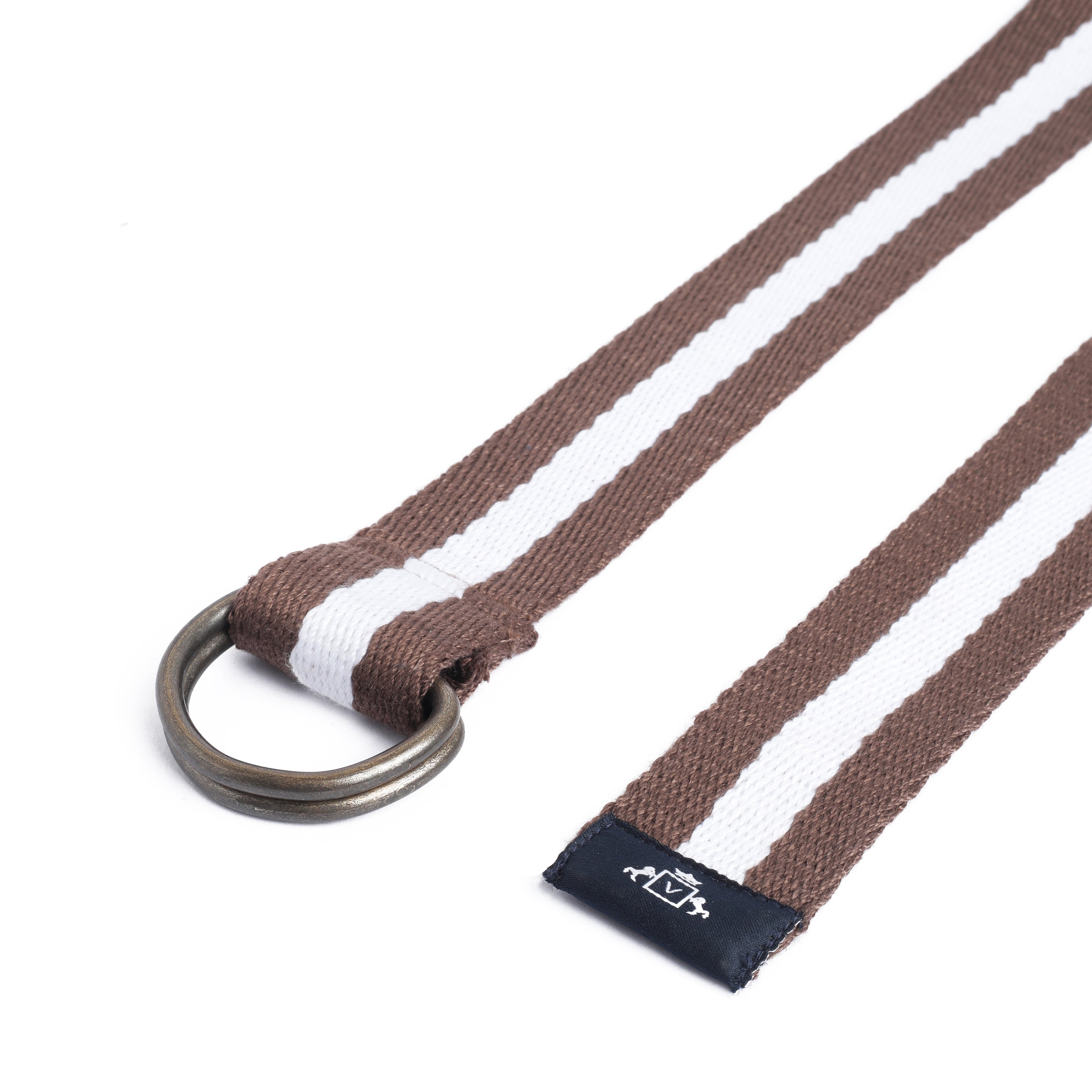 Style Switcher: Stripe Belt in Brown and White