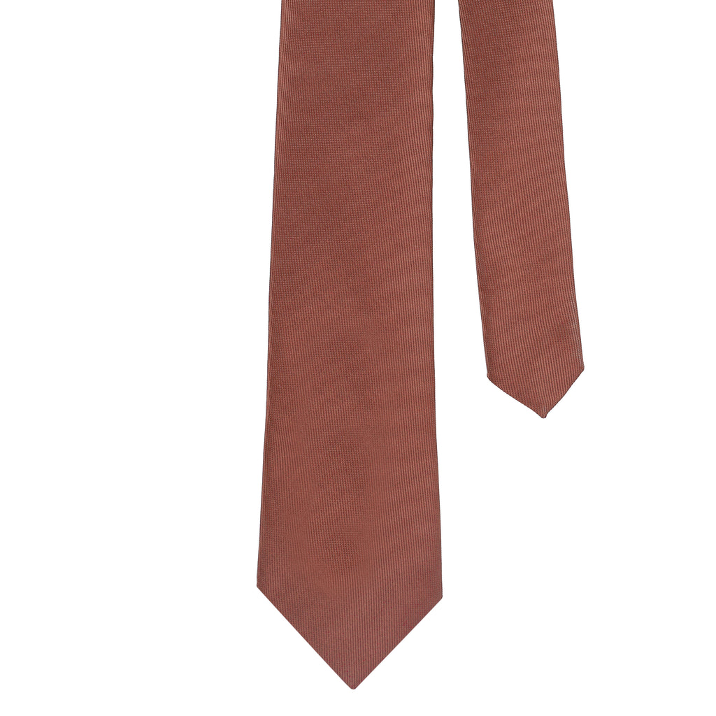 Sophisticated Solid Rust Tie