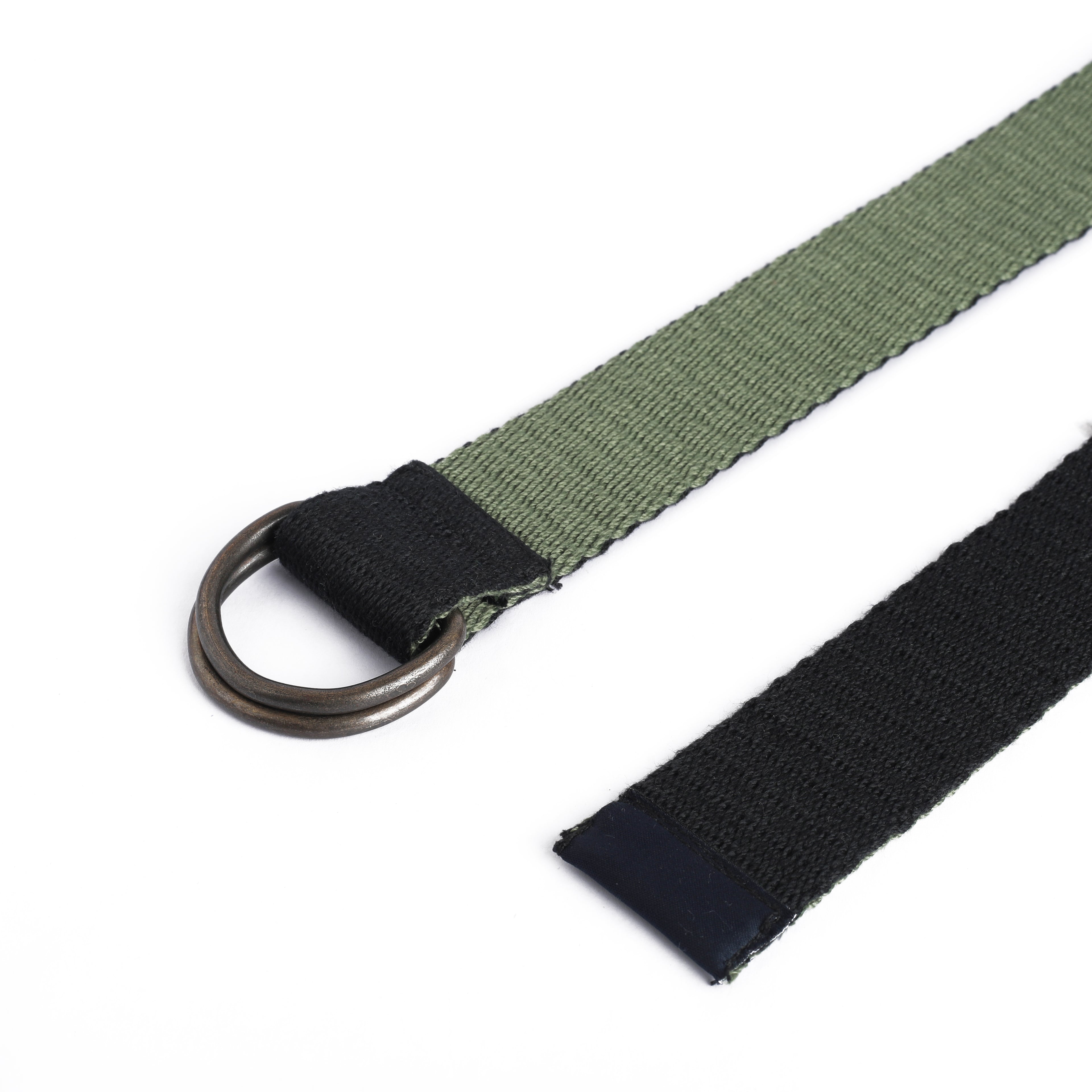 Style Shift: Reversible Belt for Every Occasion in Black and Green