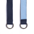 Timeless Twist: The Reversible Fashion Belt in Blue and Sky