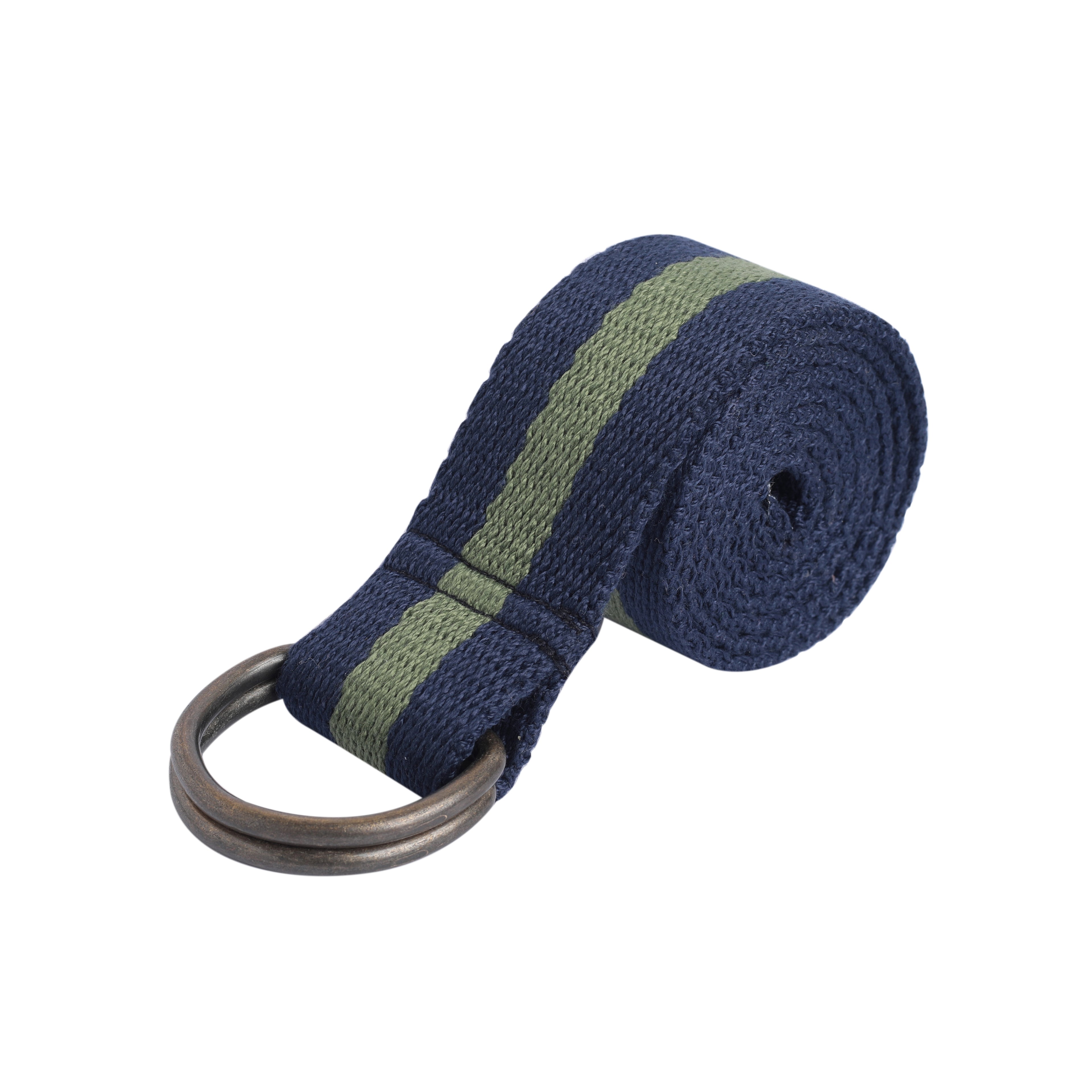 Dynamic Stripes Belt in Blue and Green