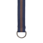 Switch It Up: Striped Belt in Blue and Brown