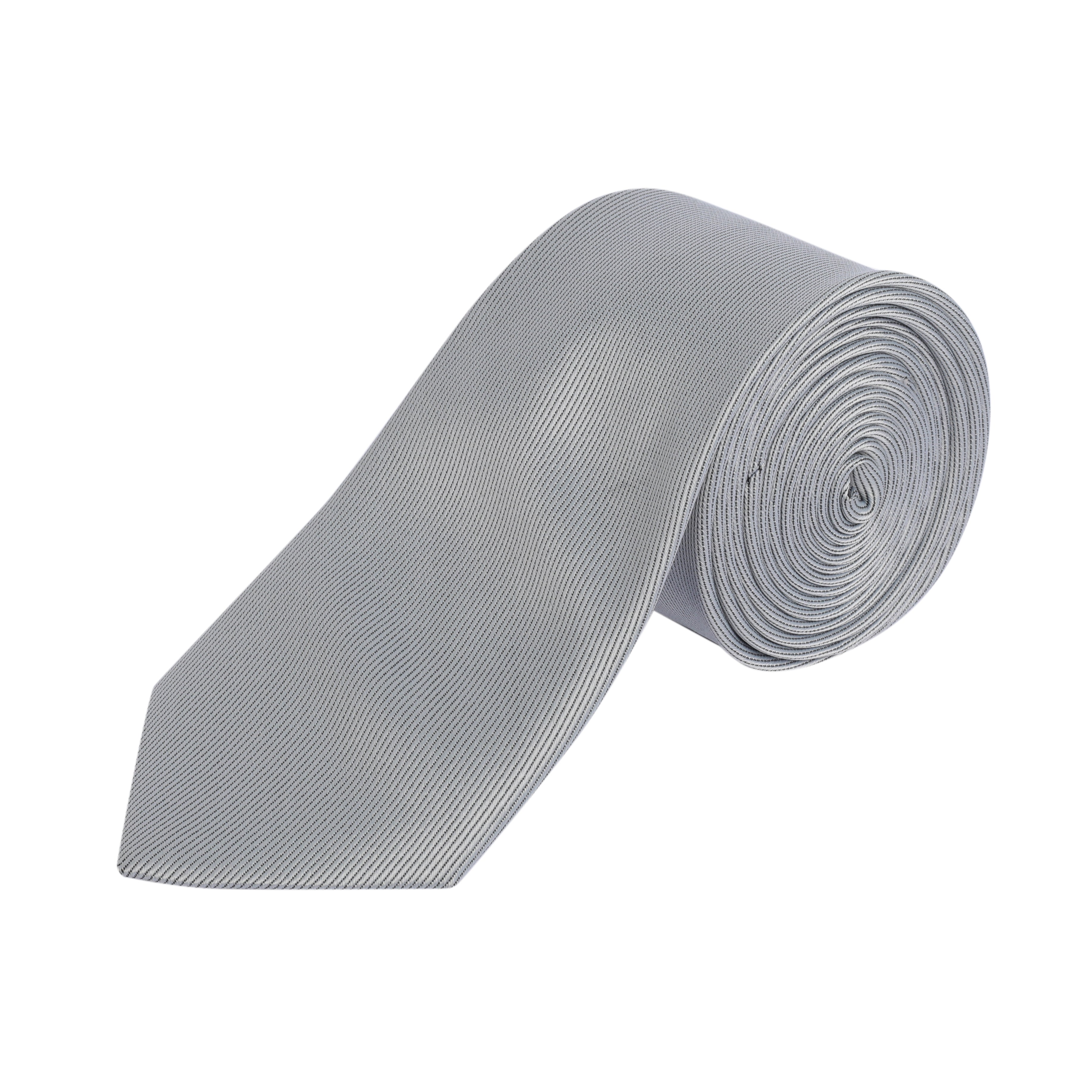 Vibrant Pop Ash Grey Tie