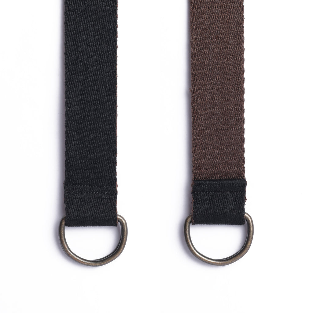 Dynamic Duo: The Solid Reversible Belt in Brown and Black