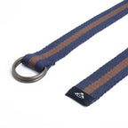 Switch It Up: Striped Belt in Blue and Brown