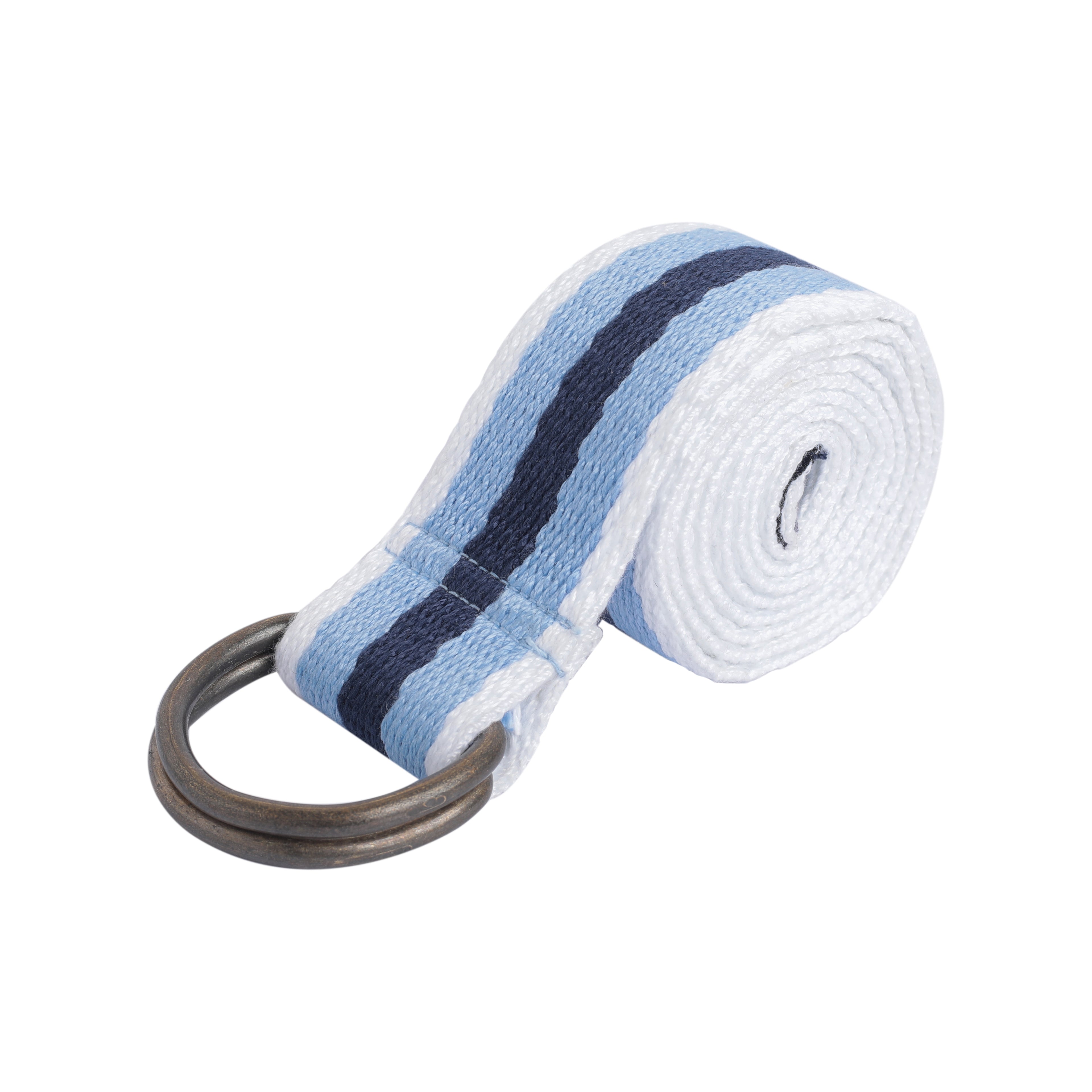 Transformative Stripes Belt in White and Sky