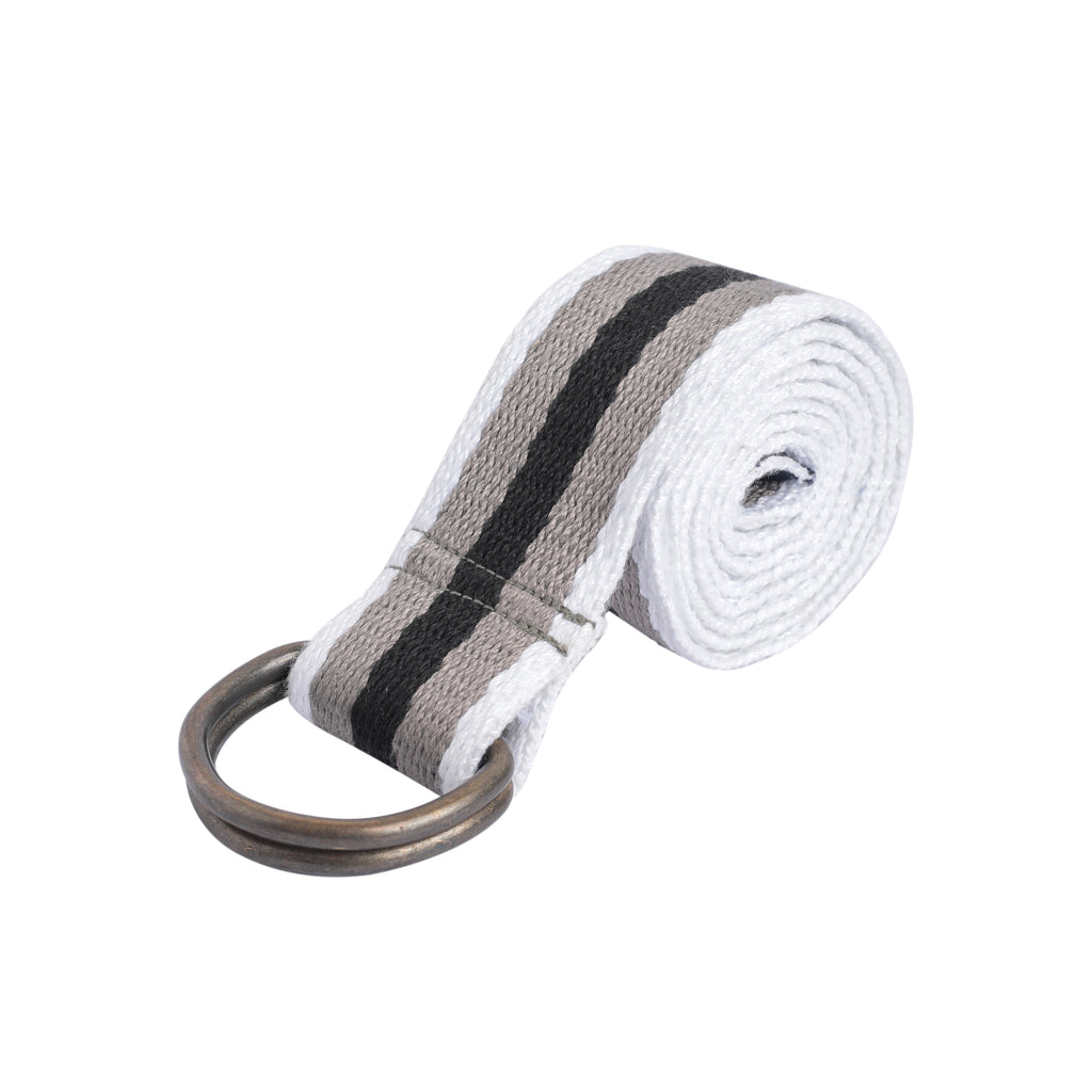 Everyday Chic Belt in White and Grey