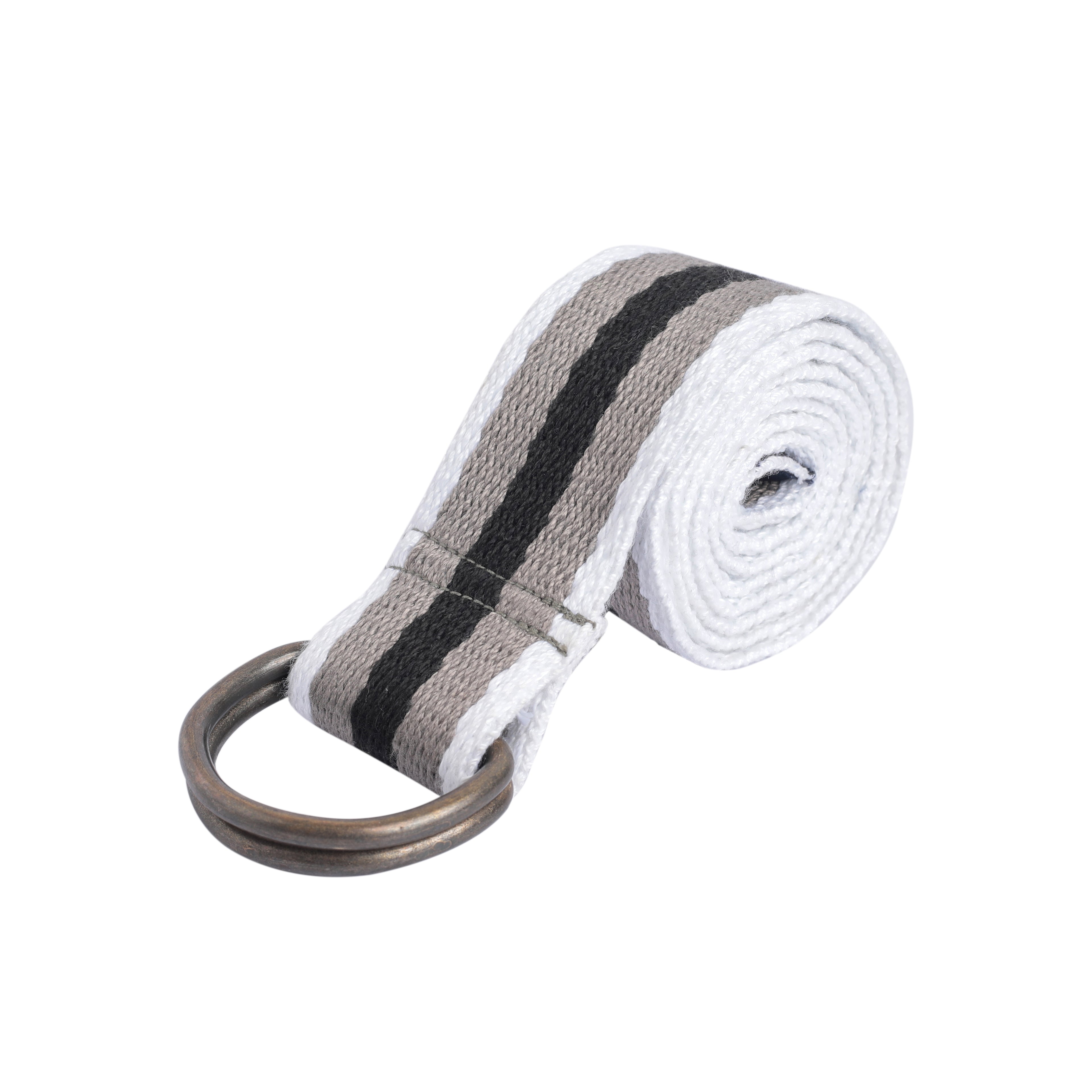 Everyday Chic Belt in White and Grey