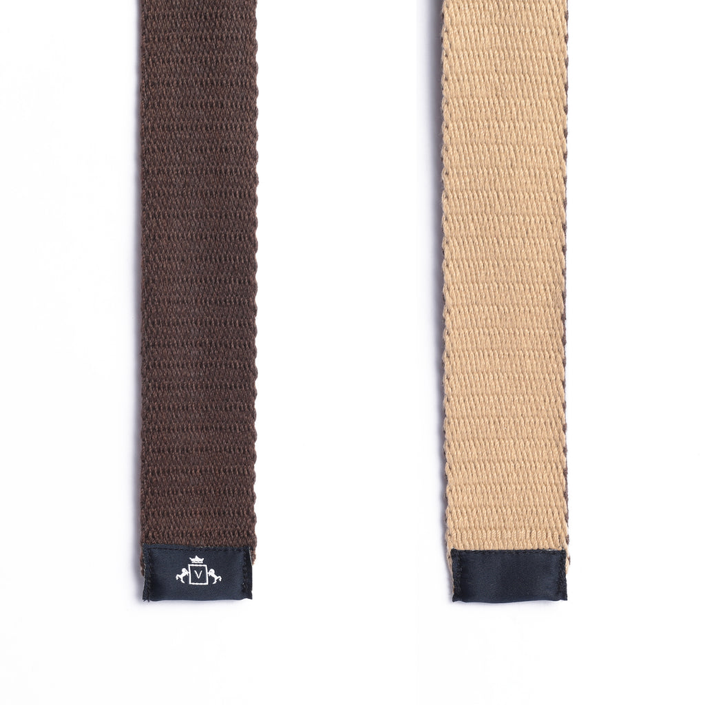 Switch It Up: Classic Reversible Belt in Brown and Khaki