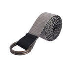 Everyday Essential: Reversible Color Belt in Black and Grey