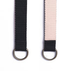 Chic Transformations: Solid Reversible Belt in Black and Peach