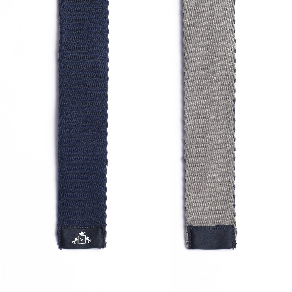 Two Looks, One Belt: The Reversible Classic in Blue and Grey