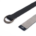 Everyday Essential: Reversible Color Belt in Black and Grey