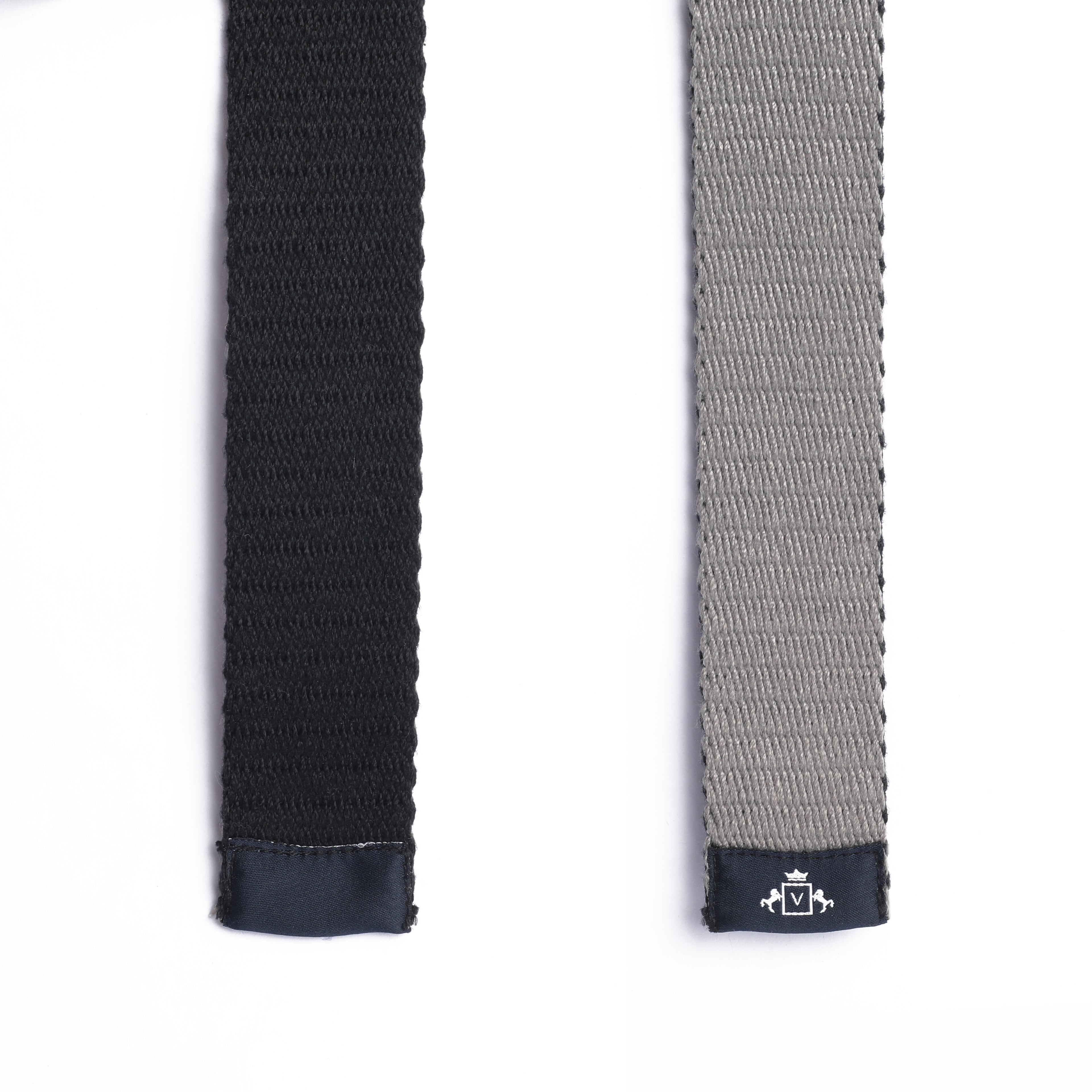 Everyday Essential: Reversible Color Belt in Black and Grey