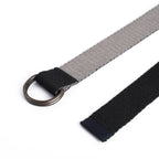 Everyday Essential: Reversible Color Belt in Black and Grey