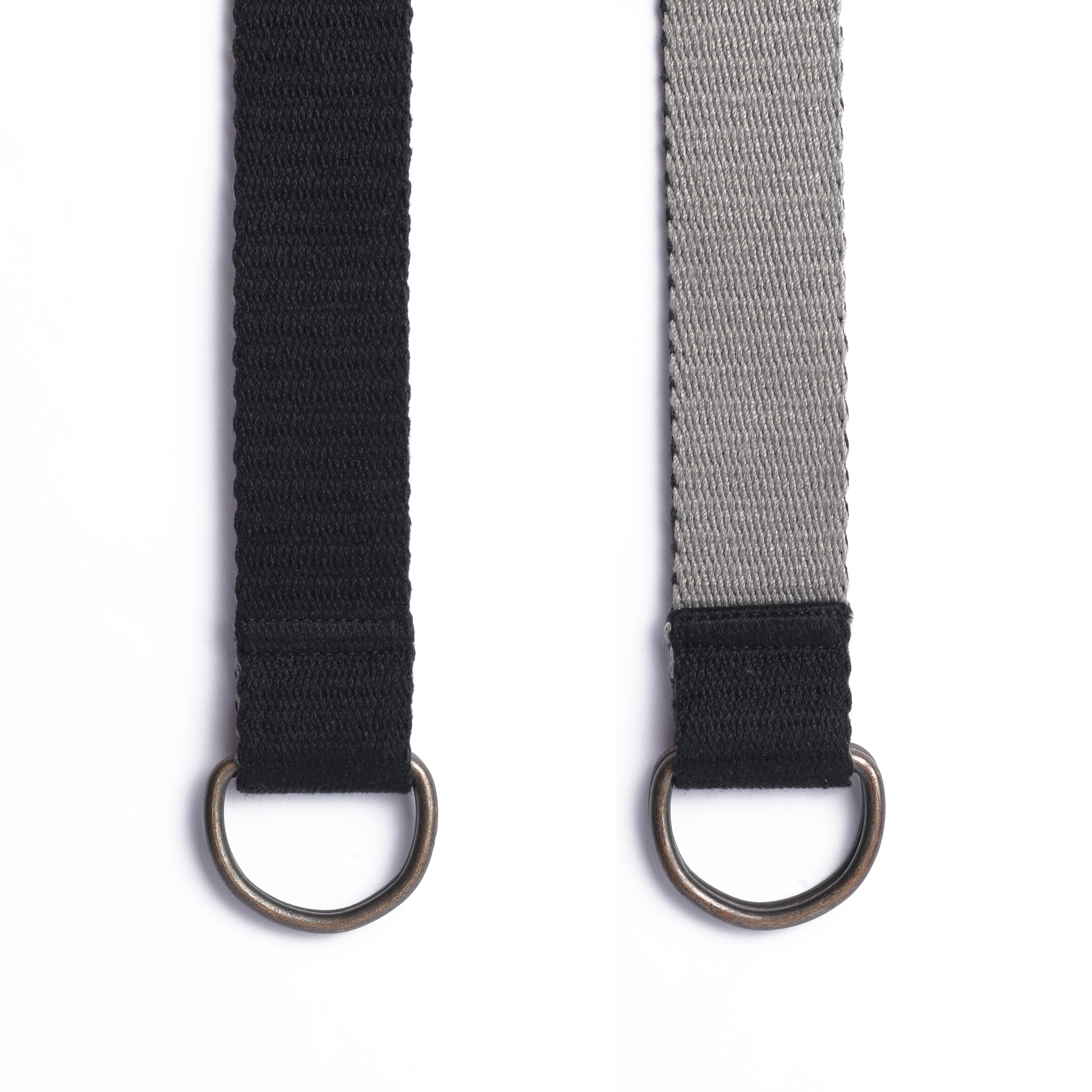Everyday Essential: Reversible Color Belt in Black and Grey
