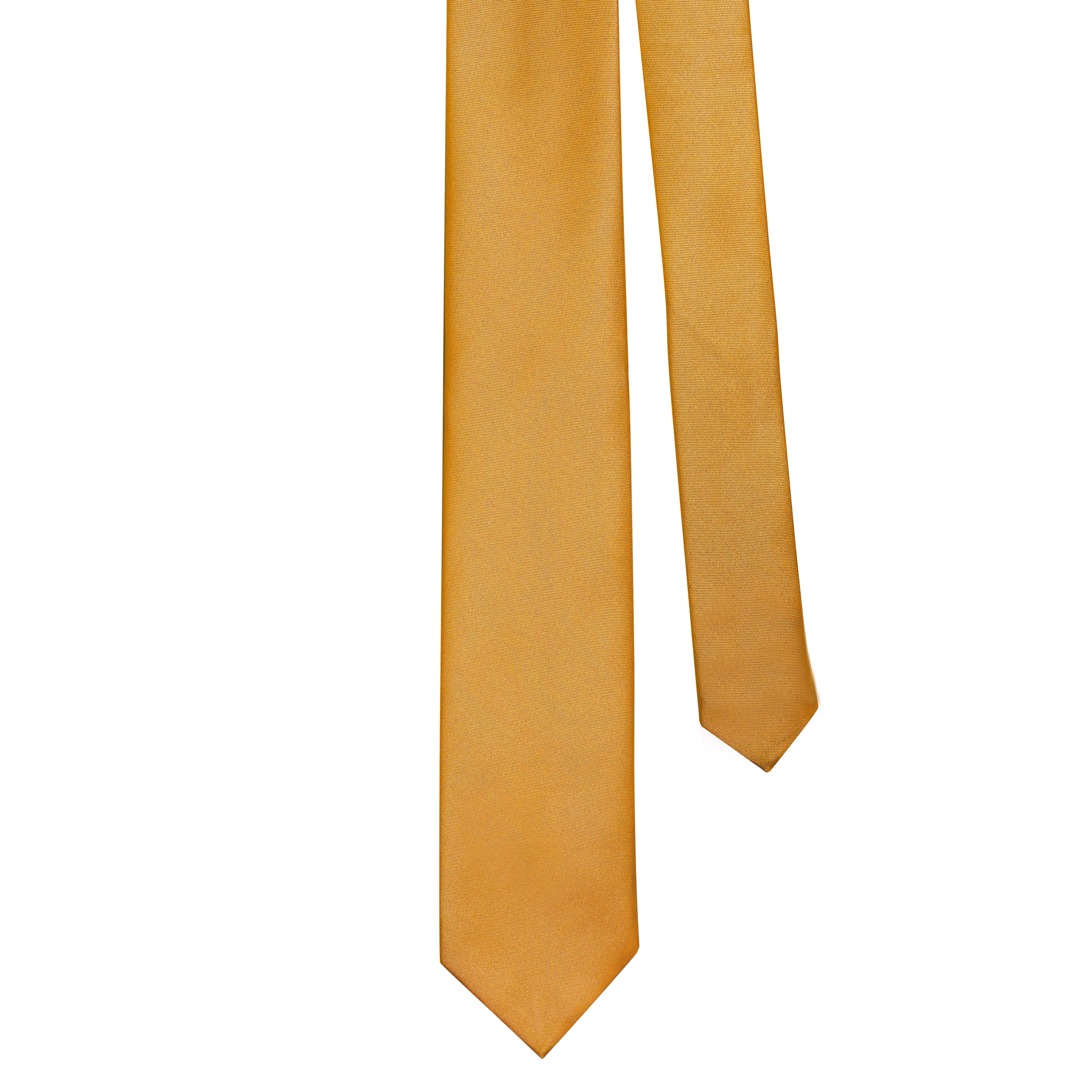 Elegant Accent Deep Yellow Tie