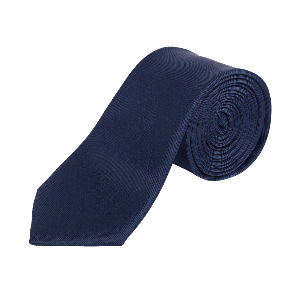 Standout Solid Navy Blue Tie