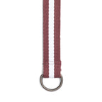 Versatile Stripes Belt in Rust and White