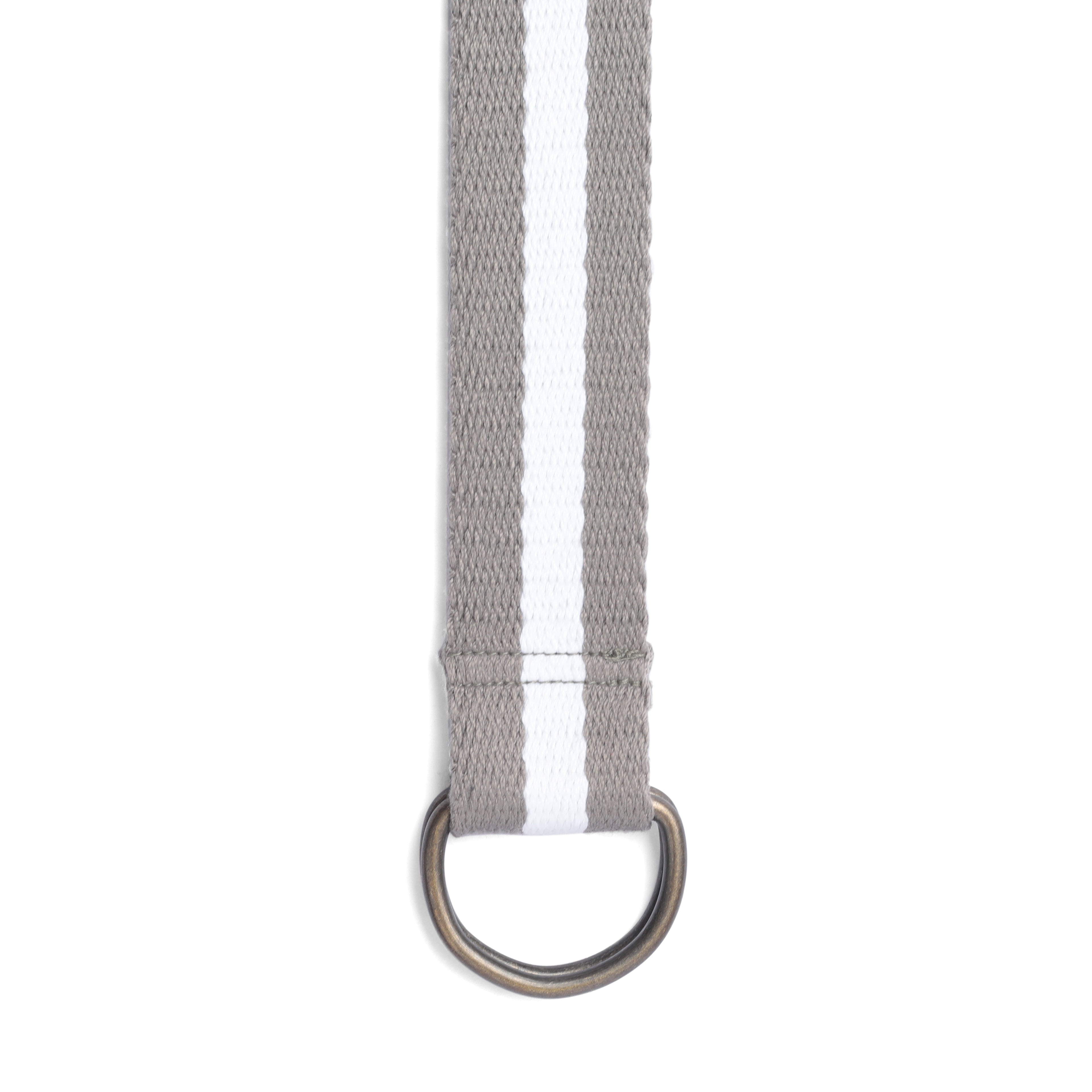 Chic Stripe Belt in Grey and White