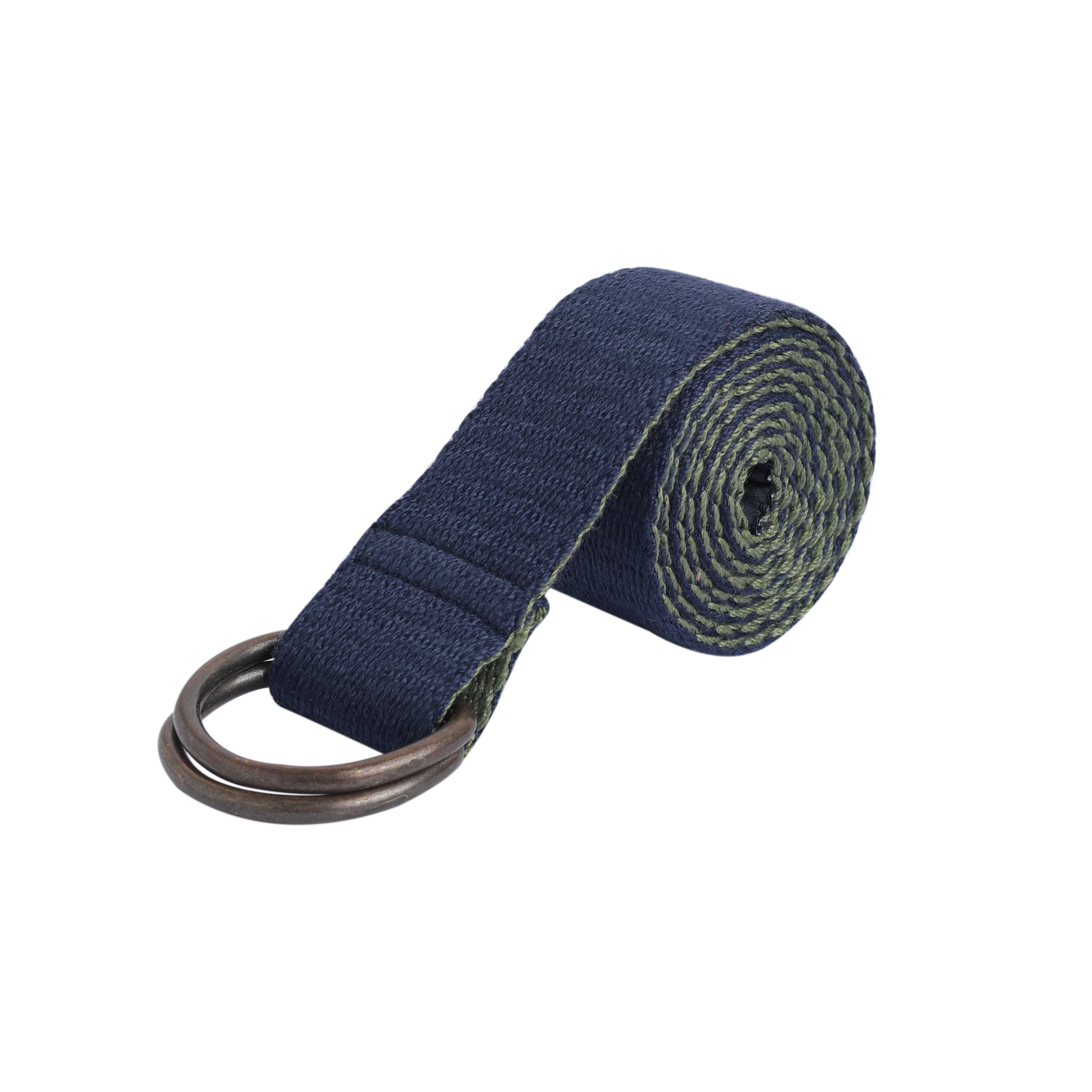 Belted Versatility: Solid Color Reversible in Blue and Green