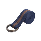 Switch It Up: Striped Belt in Blue and Brown