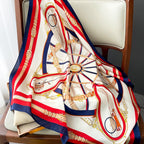 Modern Line Flowing Drape Scarf