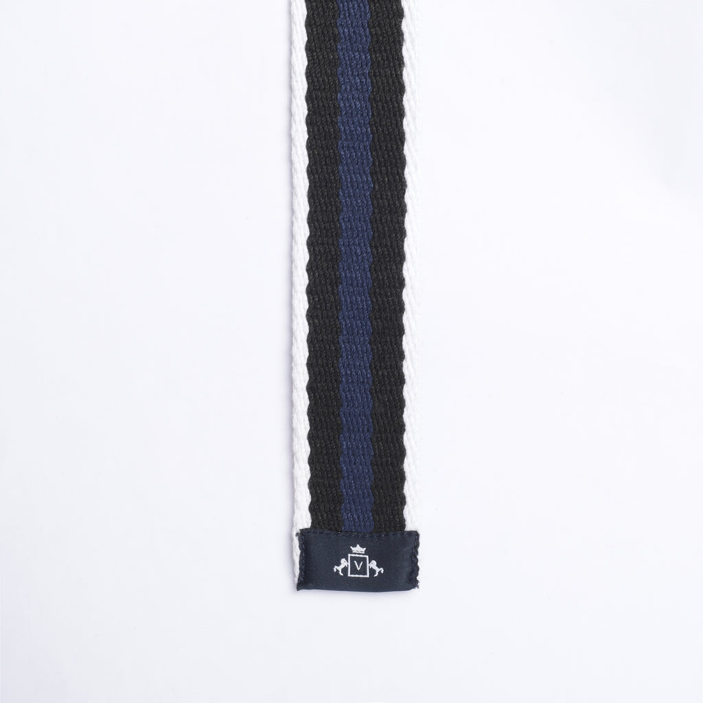 The Dual Stripe Classic in White and Black