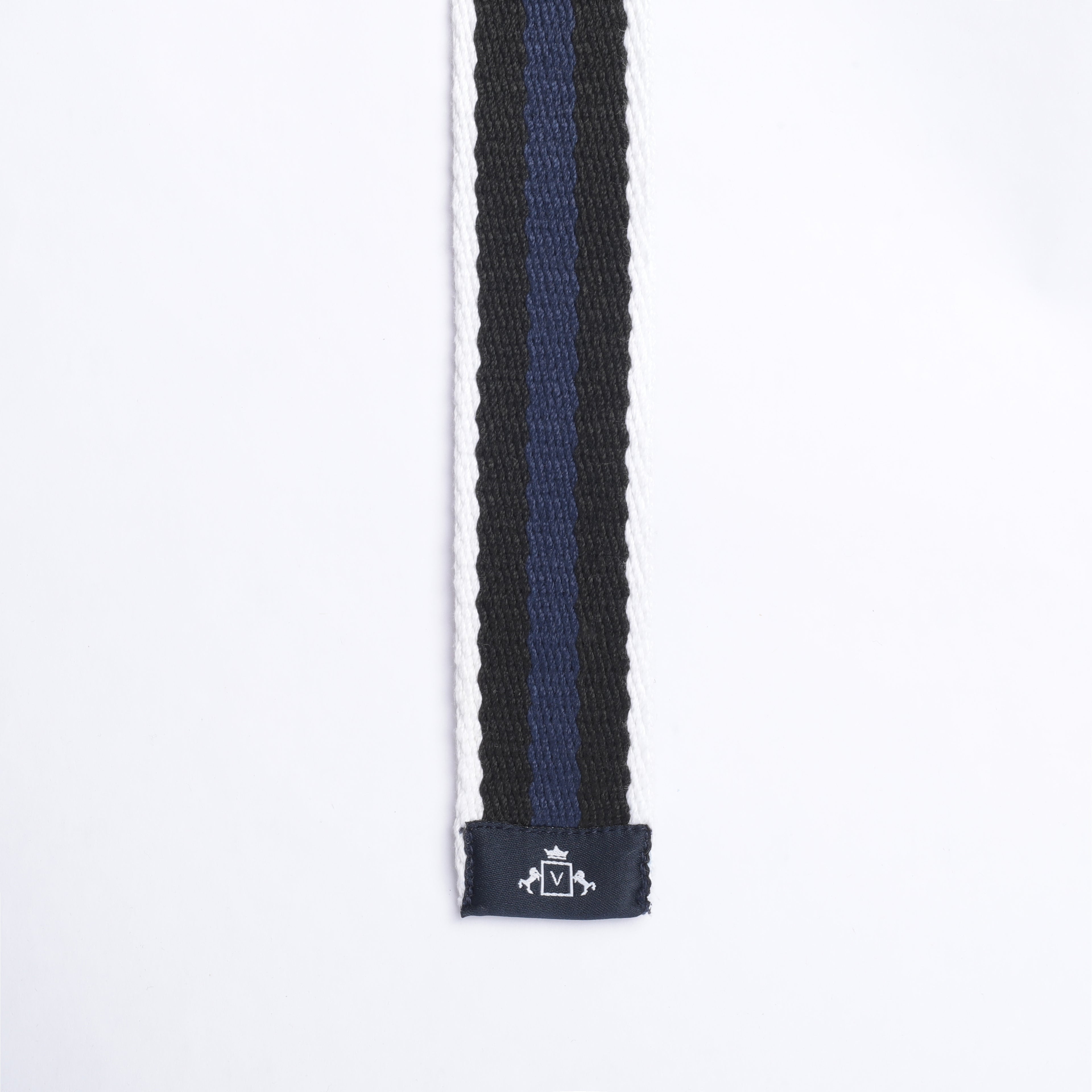 The Dual Stripe Classic in White and Black