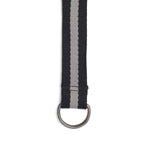 Everyday Stripes Belt in Black and Grey