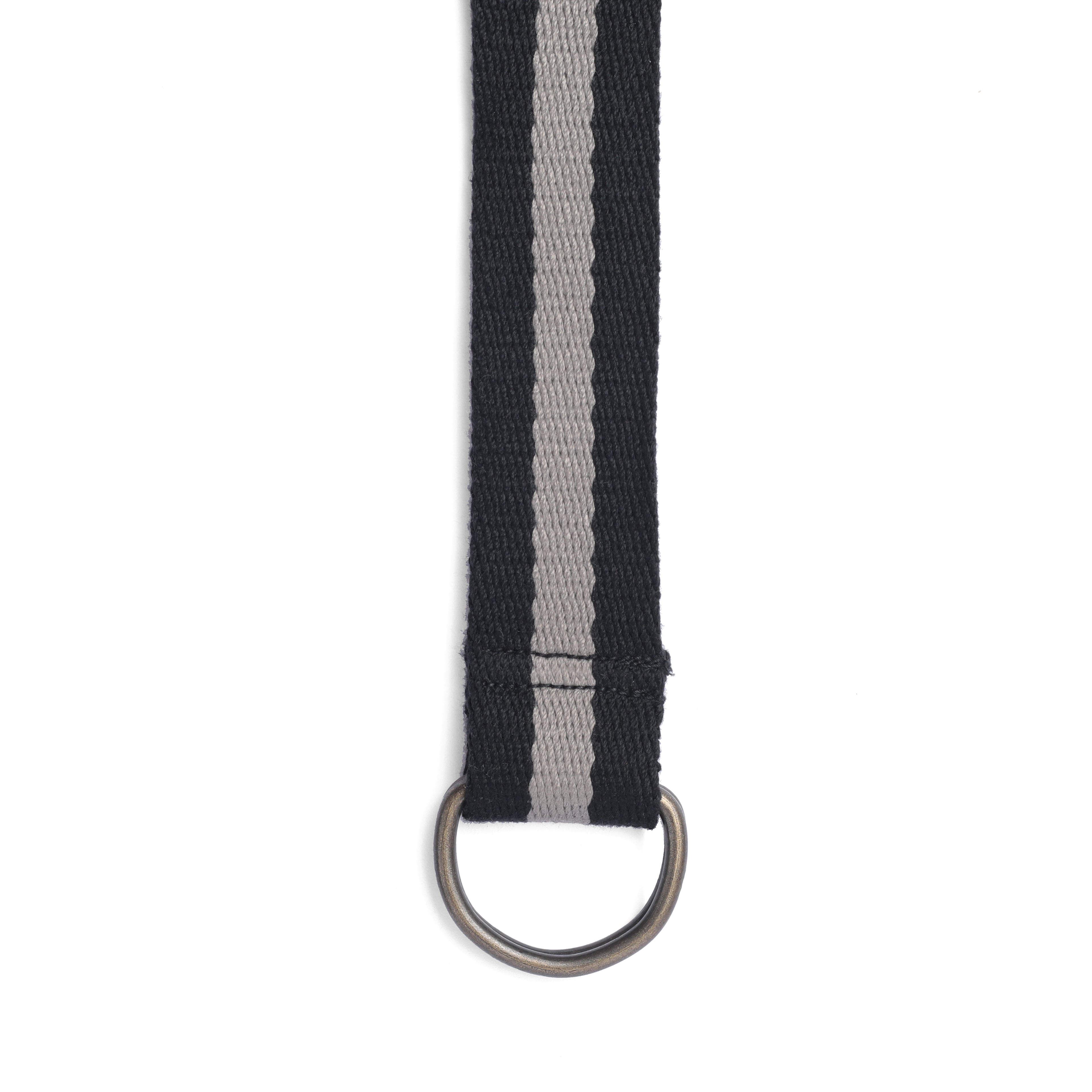 Everyday Stripes Belt in Black and Grey