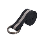 Everyday Stripes Belt in Black and Grey