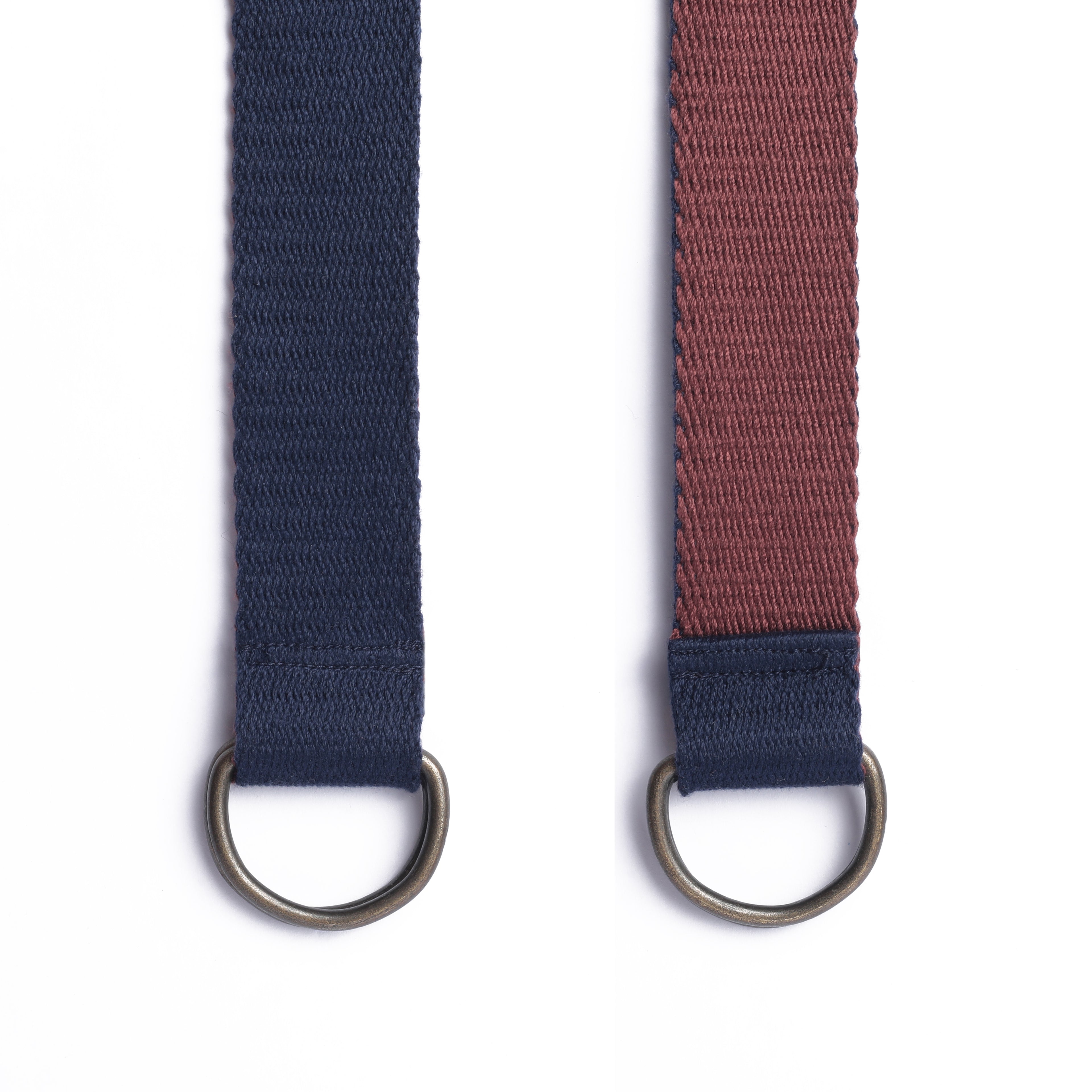 Boldly Versatile: The Reversible Solid Accessory in Blue and Rust