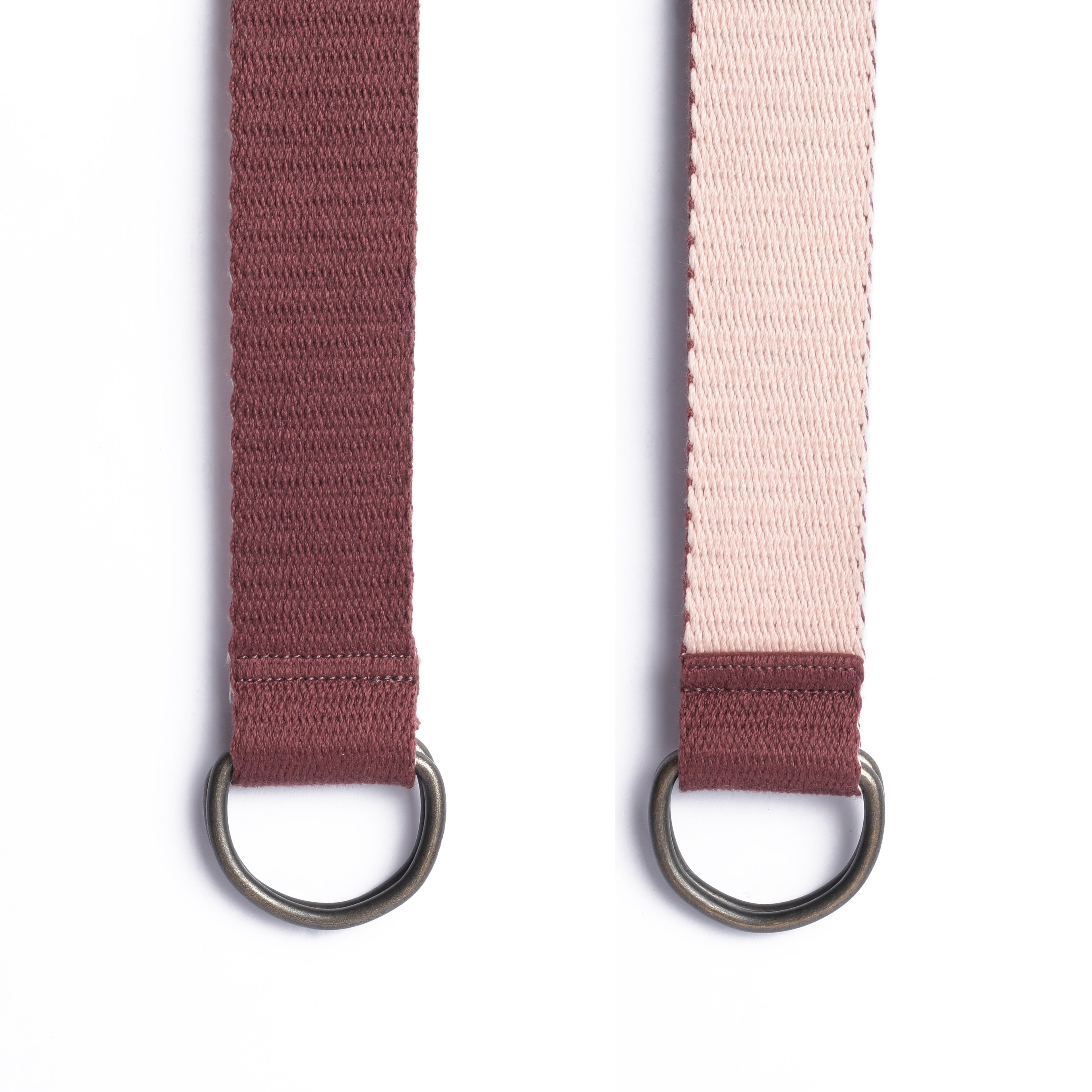 Ultimate Flexibility: Chic Reversible Belt in Rust and Peach