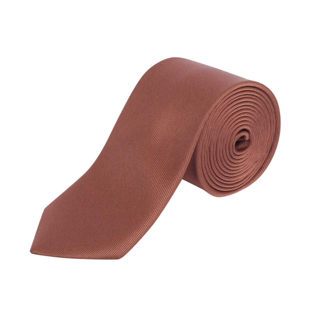 Sophisticated Solid Rust Tie