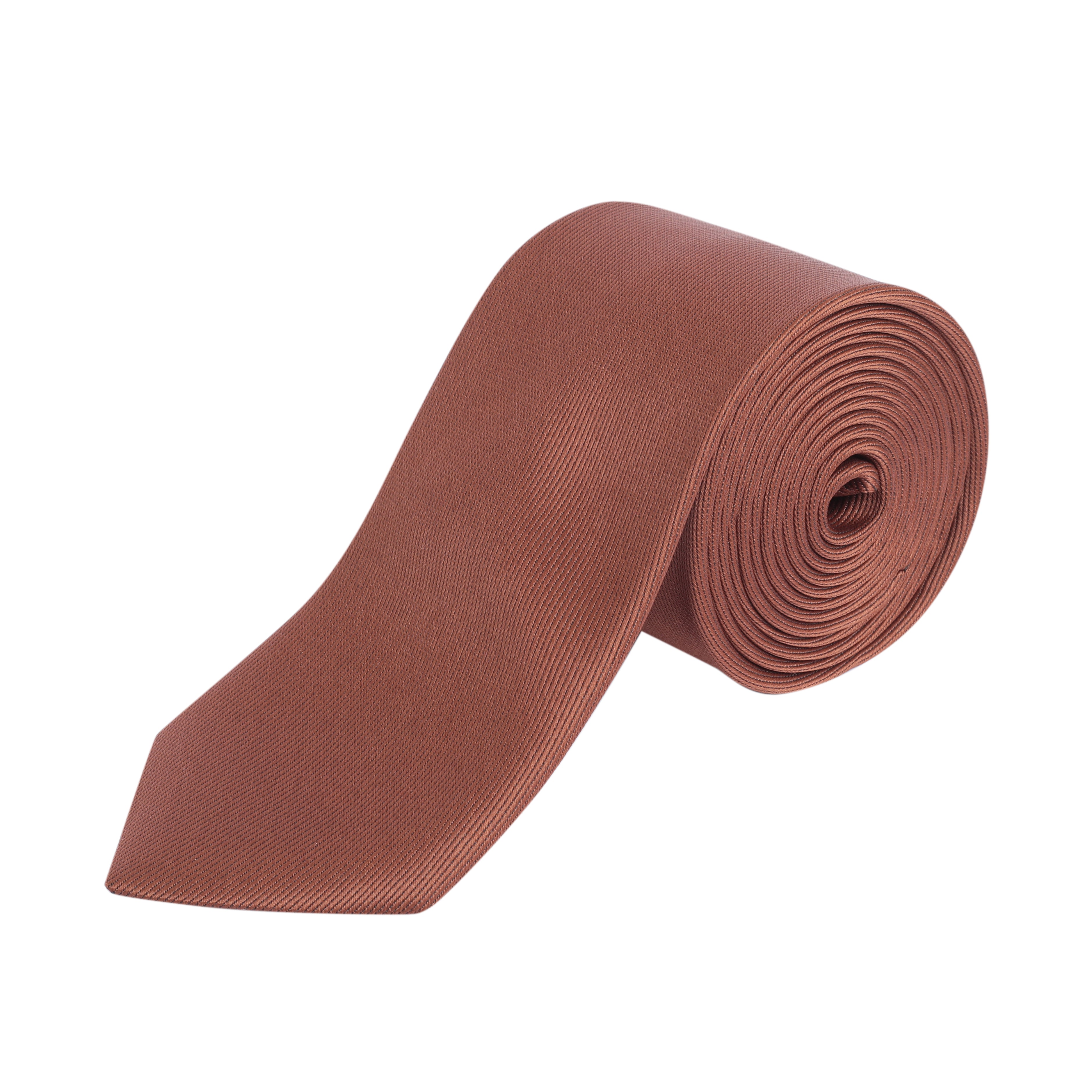 Sophisticated Solid Rust Tie
